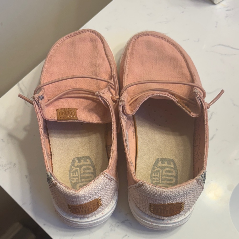 Hey Dude Wendy Washed Rose Slip-On Shoes